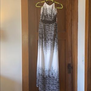 Brand newVince Camino black and white halter dress